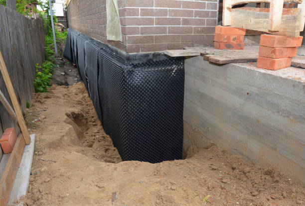 SJ Waterproofing Pros technician performing targeted Basement Waterproofing assessment in Kingston, NJ